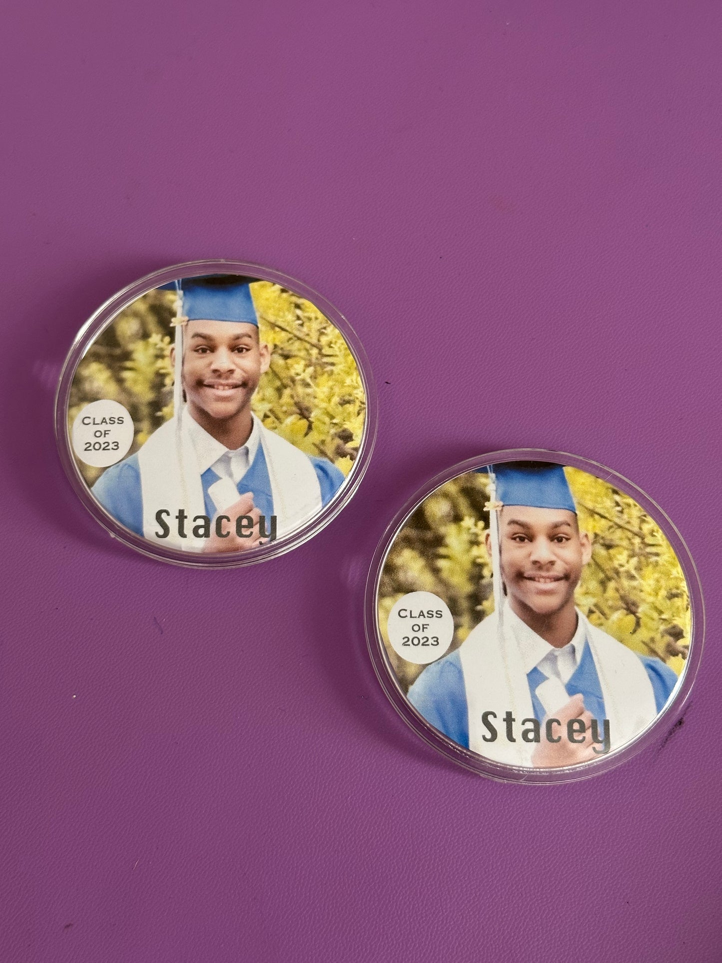 Class of 2023 Graduation Buttons, Graduation Custom Photo Button Pins, Graduation Favors, Class of 2023 Graduation 2 inch Pin back Buttons - Set of 5